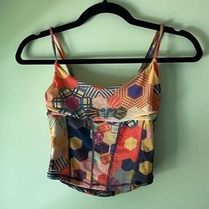 UO mesh print tank top